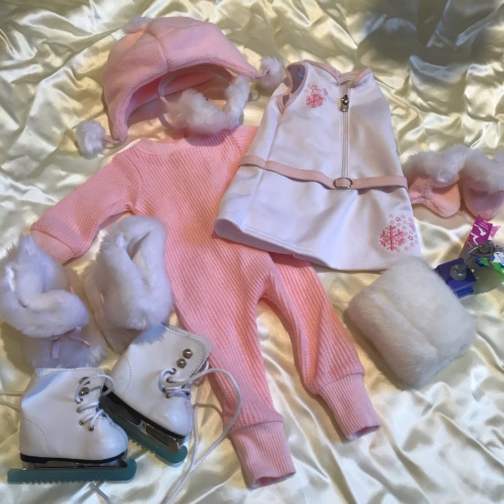 American Girl Doll Ice-skating outfit